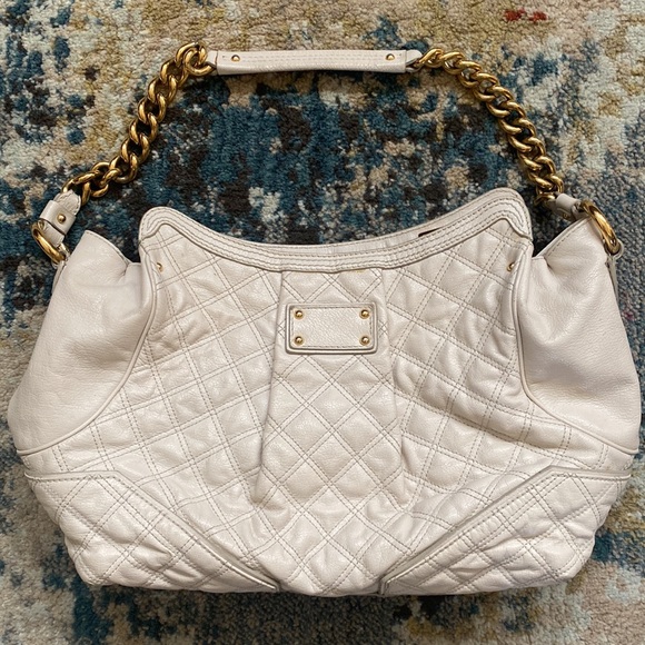 Marc Jacob’s Quilted Bone Hobo - Picture 3 of 15